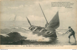 CPA En Mer-Echouage D'une Barque     L1063 - Otros & Sin Clasificación