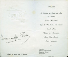 02 - MENU -  Mariage Emmanuelle Et Pierre 17 Juillet 1965 - Menükarten