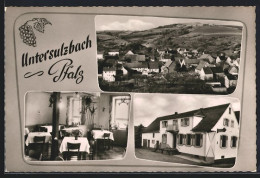 AK Untersulzbach /Pfalz, Baders Gasthaus, Innenansicht, Ortsansicht  - Autres & Non Classés