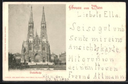 AK Wien, Votivkirche Mit Anlagen  - Andere & Zonder Classificatie