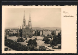AK Wien, Votivkirche Und Maximiliansplatz  - Other & Unclassified