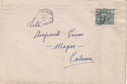 CARTA 1943 MADRIS A PALENCIA  SELLO AÑO SANTO - Cartas & Documentos