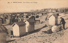 CPA Berck Plage-Les Cabines Sur La Plage-70-Timbre       L2640 - Berck