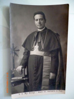 Cartolina  Fotografica "S.E. Mgr Mittiga  Abate Del Santuario Di Polsi - San Luca ( RC )" 1910 - Reggio Calabria