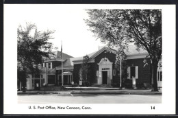 Foto-AK New Canaan, CT, U. S. Post Office  - Andere & Zonder Classificatie