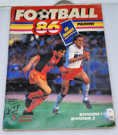 France Divisions 1 & 2 - PANINI - 56 Pages Incomplet + Poster Club Inclus - 1986 - Edición Francesa