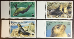 Tristan Da Cunha 2004 WWF Fur Seal Animals MNH - Otros & Sin Clasificación