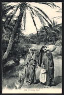 AK Porteuse D`eau, Arabische Wasserträgerin  - Non Classés