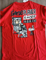 T-shirt LC WAIKIKI Taille M/L NEUF Avec étiquette Rouge SAME PLAYER SHOOT AGAIN FLIPPER - Andere & Zonder Classificatie