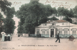 59 Malo Les Bains Restaurant Aux Dunes Malo CPA - Malo Les Bains