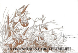 CP/PK** - Le Genevrier Sites Naturels De Ferrières - Orchidée - Chauve-souris - Faucon - BUZIN - RRRR - SIGNÉ/GETEKEND - 1985-.. Birds (Buzin)