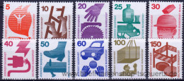 Bund 1971, Mi. 694-03 A ** - Nuevos