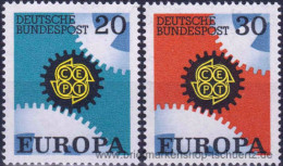 Bund 1967, Mi. 533-34 ** - Ongebruikt