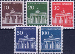 Bund 1966, Mi. 506-10 V ** - Ongebruikt