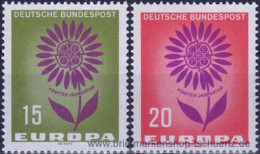 Bund 1964, Mi. 445-46 ** - Nuevos