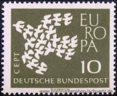 Bund 1961, Mi. 367 Xw ** - Unused Stamps