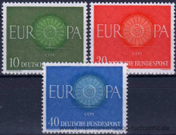 Bund 1960, Mi. 337-39 ** - Nuovi