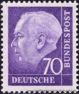 Bund 1957, Mi. 263 Xv ** - Neufs