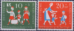 Bund 1957, Mi. 250-51 ** - Unused Stamps