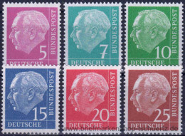 Bund 1960, Mi. 179-86 Y ** - Unused Stamps