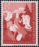 Bund 1952, Mi. 154 ** - Unused Stamps