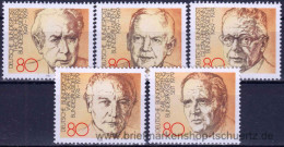 Bund 1982, Mi. 1156-60 ** - Unused Stamps