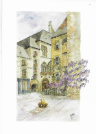 [24] Dordogne > Sarlat La Caneda Place Du Marche Aux Oies 01  Aquarelle De Patrik Mignard - Sarlat La Caneda