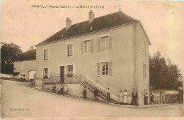 70 - Nantilly - La Mairie Et L'Ecole - Animée - CPA - Etat Pli Visible - Voir Scans Recto-Verso - Autres & Non Classés