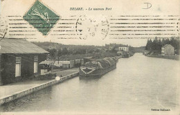 45 - Briare - Le Nouveau Port - Péniches - Oblitération Ronde De 1919 - CPA - Voir Scans Recto-Verso - Briare