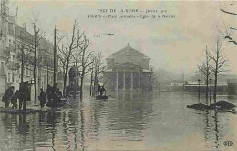 75 - Paris - Crue De La Seine - Janvier 1910 - Place Lachambie - Eglise De La Nativité - Animée - CPA - Voir Scans Recto - Alluvioni Del 1910