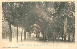 62 - St Pol Sur Ternoise - Une Promenade Saint Poloise Près De La Gare - Animé - Carte Vierge - Voir Scan Recto-Verso - Saint Pol Sur Ternoise