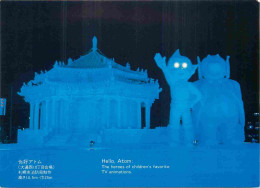Japon - Sapporo's Snow Festival - Atom The Robot - Astro Le Petit Robot - Art - Sculpture De Glace - TV Animations - Nip - Andere & Zonder Classificatie