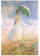 Art - Peinture - Claude Monet - Femme à L'ombrelle Tournée Vers La Droite 1886 - Musée D'Orsay De Paris - CPM - Voir Sca - Schilderijen