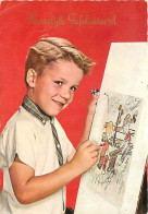 Enfants - Image - Scènes Et Paysages - Enfant Qui Fait Un Dessin - CPM - Carte Neuve - Voir Scans Recto-Verso - Scènes & Paysages