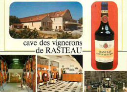 Publicite - Cave Des Vignerons De Rasteau - Cotes Du Rhone - Vin - Wine - CPM - Voir Scans Recto-Verso - Publicidad