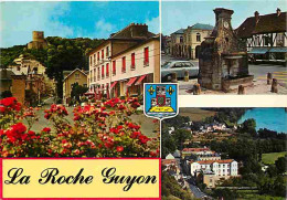 95 - La Roche Guyon - Multivues - Automobiles - Blasons - Fleurs - Carte Neuve - CPM - Voir Scans Recto-Verso - La Roche Guyon