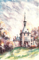 Belgique - Alleur - Château De Waroux, Par Claude Lhost - Art Peinture - Carte Neuve - CPM - Voir Scans Recto-Verso - Sonstige & Ohne Zuordnung