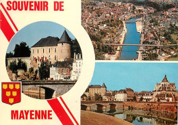 53 - Mayenne - Multivues - Blasons - CPM - Voir Scans Recto-Verso - Mayenne