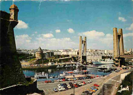 29 - Brest - La Tour Tanguy - Le Pont De Recouvrance - Bateaux - Automobiles - Voir Scans Recto Verso  - Brest