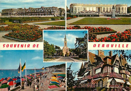 14 - Deauville - Trouville - Multivues - Les Planches - Fleurs - CPM - Voir Scans Recto-Verso - Deauville