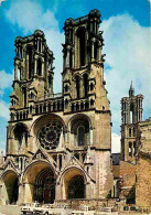 02 - Laon - La Cathédrale Notre Dame - Automobiles - CPM - Voir Scans Recto-Verso  - Laon