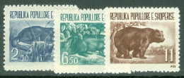 Albanie   Yvert  549/551   *  *    TB  Faune Dont   Ours   - Albania