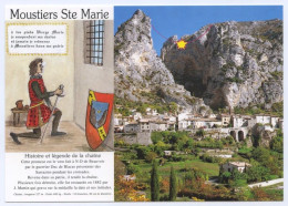Moustiers Sainte Marie, Histoire Et Légende La Chaîne (lt 10) - Autres & Non Classés