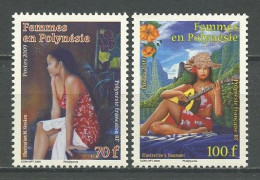 POLYNESIE 2009 N° 865/866 ** Neufs MNH  Superbes Femmes Tableaux Peintures Painting Stroken Musique Guitare Music - Unused Stamps