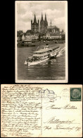 Ansichtskarte Köln Schiff Der Köln-Düsseldorfer-Dampfer Vor Köln 1937 - Koeln