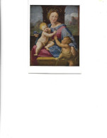 England - Postcard Unused - National Gallery Raphael - Madonna ,Child And S.John - Other & Unclassified