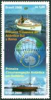 ARCTIC-ANTARCTIC, BRAZIL 2000 ANTARCTIC CIRCUMNAVIGATION PAIR** - Spedizioni Antartiche