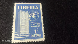 LİBERİA-1950-60         1  CENT            UNUSED - Liberia