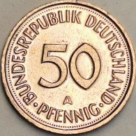 Germany Federal Republic - 50 Pfennig 1990 A, KM# 109.2 (#4755) - 50 Pfennig