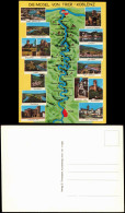 .Rheinland-Pfalz DIE MOSEL VON TRIER-KOBLENZ Fluss Verlauf & Div. Orte 1980 - Other & Unclassified